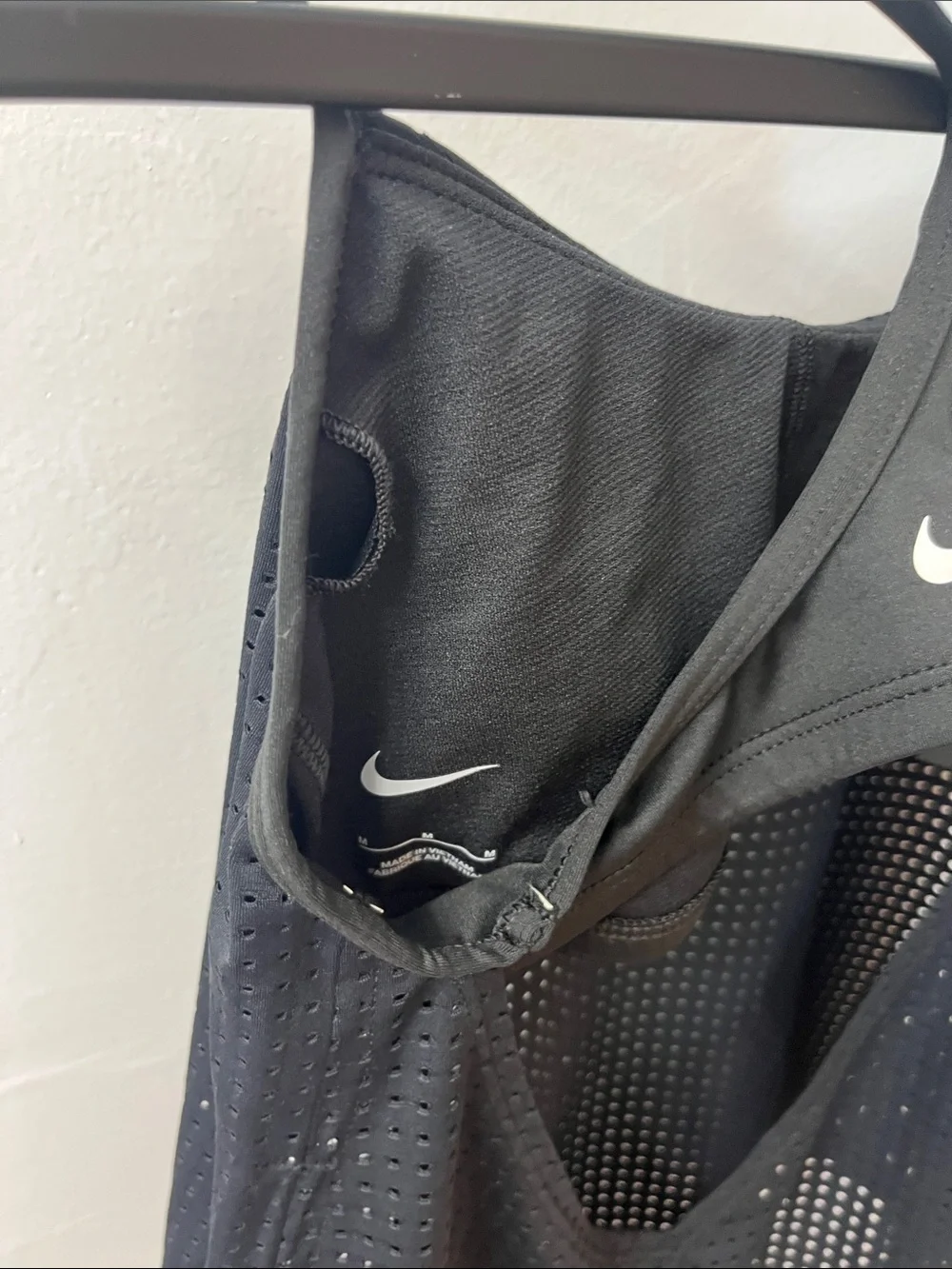 Nike- Essential Black Tankini Swim Top- New